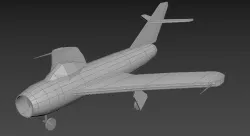 MiG 17 3D model