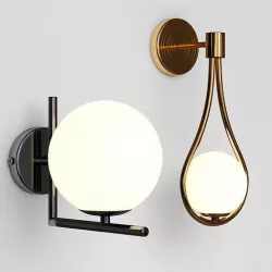 Minimalist Globe Sconce 3D model