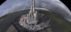Moon base government base 3D model