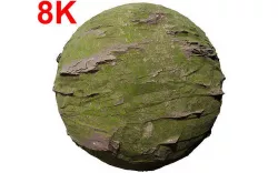 Mossy Mountain Rock PBR Texture