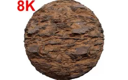 Mountain Sandy Rock PBR Texture