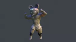 Mucle mouse  3D model