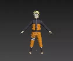 Naruto to Boruto Shinobi Striker - Naruto Uzumaki Low-poly 3D model