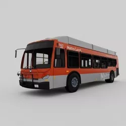 New Flyer XN40 3D model
