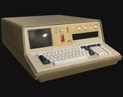 Old desktop computer IBM 5100 Low-poly 3D model