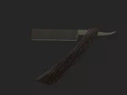 old razor Low-poly 3D model