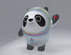 Olympic mascot 2022 lowpoly Low-poly 3D model