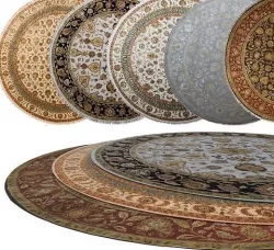 Pader carpet in the shape of a circle 3D model