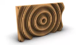 Parametric Sine Wall 3D model