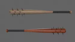 PBR Baseball Bat Weapon V1 Low-poly 3D model