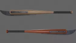 PBR Baseball Bat Weapon V3 Low-poly 3D model