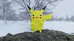 Pikachu with Fur 3D model