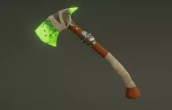 Poison Axe - Elemental Axe - Model 01 Low-poly 3D model