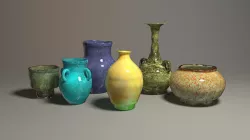 Porcelain pottery jun porcelain model -A 3D model