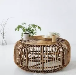 Rattan Round Coasters Coaster  3D model