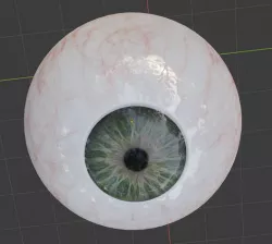 Realistic EYE ball original blender file 3D model