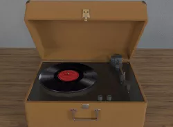 record player 3D model
