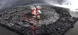 Robot architecture tower 3D model