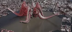Robot Dino Spine big structure  3D model