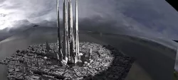 Sci Fi Energy 3  reactor towers 3D model