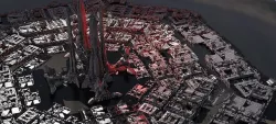 Sci Fi Energy reactor wave structures 3D model