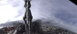 Sci Fi Skeleton towers 4 3D model