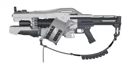 sci fi weapon Low-poly 3D model