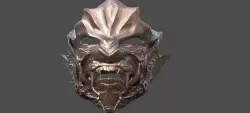 Sci fi Wolf Mask predator 3D model