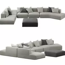 sofa frigerio cooper 3D model