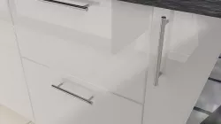 Stainless Steel Kitchen Cabinet Handles Cylinder 3D model
