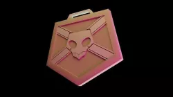 Substitute shinigami badge 3D model