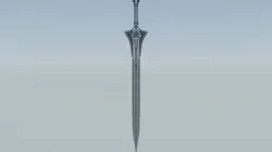 Sword Low-poly 3D model