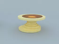 Table 3d model puzzle table Low-poly 3D model