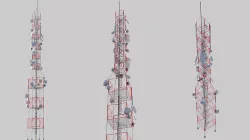 Telecommunication Tower 3D model