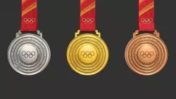 The 2022 Beijing Olympics medal Olympic medal 3D model
