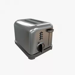 Toaster Cuisinart CPT 160 Low-poly 3D model