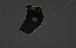 Trench Bucket CW 3D model