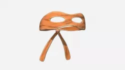 Turtle Ninja Mask 02 Orange - Bandana Character Design Low-poly 3D model