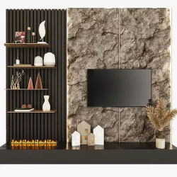 TV wall  3D model