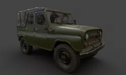 UAZ 3151 Low-poly 3D model