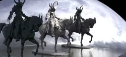 warrior on Horseback  3D model