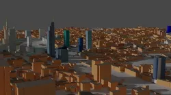 Warsaw central 3D model