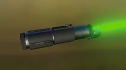 Yodas Lightsaber Low-poly 3D model