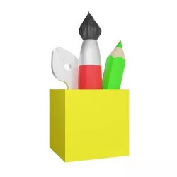 3D Lowpoly Cartoon Icon Low-poly 3D model