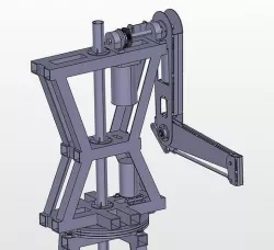 4029-3 Degree of Freedom Humanoid Robot Arm CATIAV5 3D model