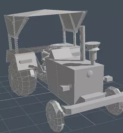 A Tractor 3D model