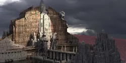 Alien Underground City 3D model