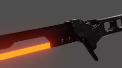 Arasaka Thermal Katana Cyberpunk 2077 Low-poly 3D model