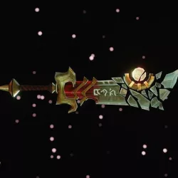Ashbringer - LOW POLY sword model Low-poly 3D model