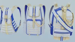 Bag 3x Winter Queen Backpack 3D model